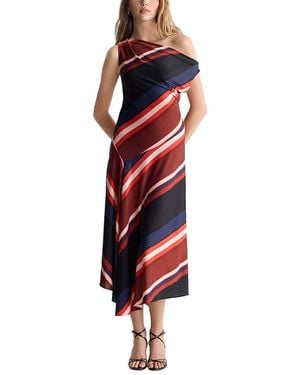 Diane von Furstenberg Cosette Asymmetric Dress - Red