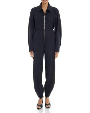 Victoria Beckham Cargo Jumpsuit - Blue