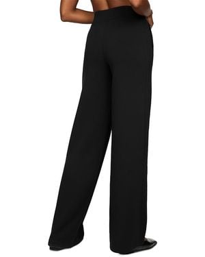Spanx Airessentials Pintuck Wide Leg Pants - Black