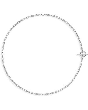 David Yurman Dy Madison Toggle Chain Necklace - White