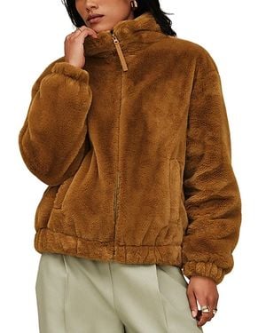 UGG Tash Faux Fur Jacket - Brown