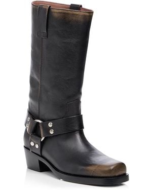 Paris Texas Roxy Harness Boots - Black