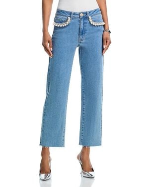 Generation Love Baylor Pearl Crystal Jeans - Blue
