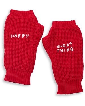 Kerri Rosenthal Happy Everything Embroidered Mittens