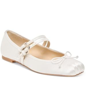 Dolce Vita Gibsen Suede Ballet Flats - White