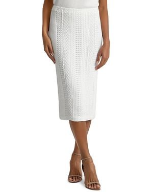 St. John Crochet Skirt - White