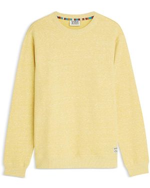 Scotch & Soda Melange Crewneck Sweatshirt - Yellow