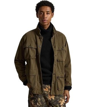 Polo Ralph Lauren Moleskin Cotton Utility Jacket - Brown
