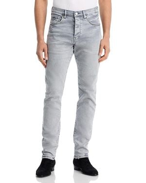 Purple Brand Slim Fit Alloy Studded Trim Jeans - Blue