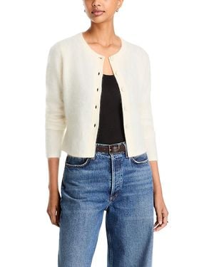 Toccin Mariah Cashmere Brushed Finish Cardigan - Blue