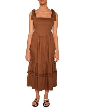 The Lulo Project Quibdo Dress - Brown