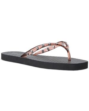 Loeffler Randall Flip Flop Sandals - White