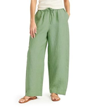 Vitamin A Parker Linen Pant - Green