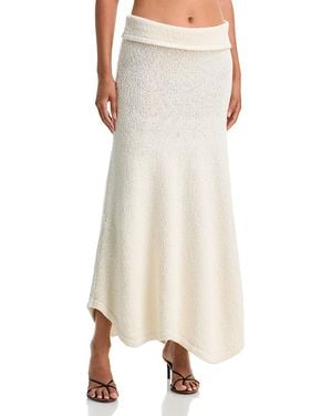 AYA MUSE Kena Cotton Knit Maxi Skirt - Natural