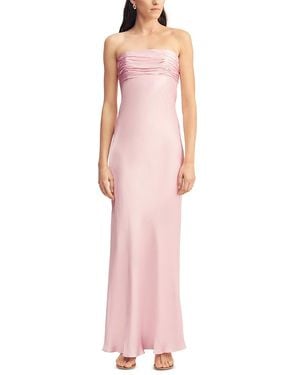Shona Joy La Lune Strapless Maxi Dress - Pink
