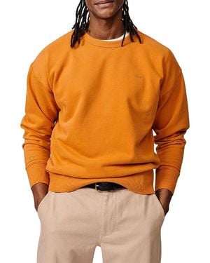 aubi Brandon Crew Neck Relaxed Sweatshirt - Orange