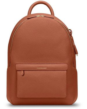 Maison De Sabre Leather Backpack - Brown