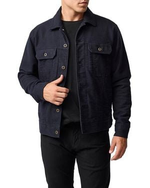 Rodd & Gunn Greenbay Cotton Trucker Jacket - Blue