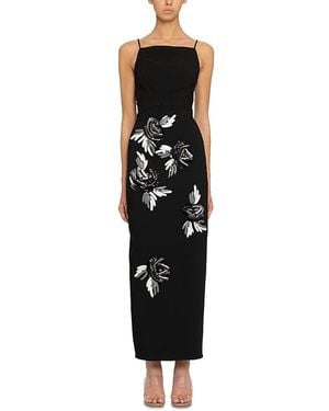 Des Phemmes Des_Phemmes Boat Neck Maxi Dress - Black