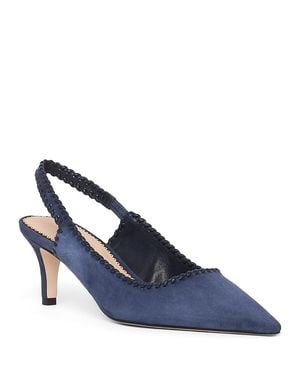 Cinq À Sept Sylvie Suede Slingback Pumps - Blue