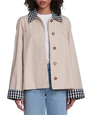 Bagatelle Crop Trench Coat - Red