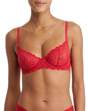 Natori Heavenly Convertible Balconette Bra - Red