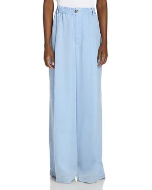 Marni Flowy Wide Leg Pants - Blue