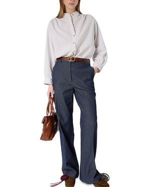 Gerard Darel Amora Straight Leg Pants - Blue