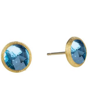 Marco Bicego Jaipur Topaz Stud Earrings - Blue