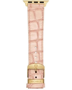 Michele Ballet Leather Bracelet Band For Apple Watch, 38-49Mm - White