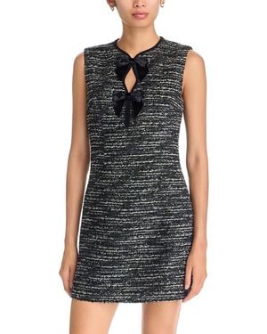 Emanuel Ungaro Eliza Tweed Mini Dress - Black