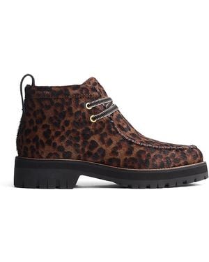 Rag & Bone Cameron Calf Hair Moccasin Booties - Brown