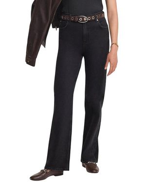 Mint Velvet Straight Jeans - Black