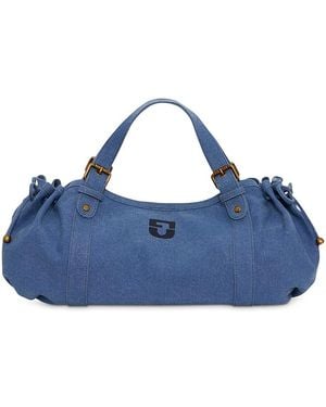 Gerard Darel 24H Canvas Handbag - Blue