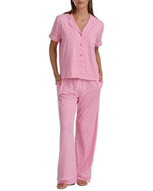 Splendid Short Sleeve Pajama Set - Pink