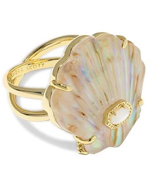 Kendra Scott Lucia Iridescent Abalone Shell Cocktail Ring - White