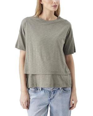 Ripe Maternity Claud Nursing Tee - Gray