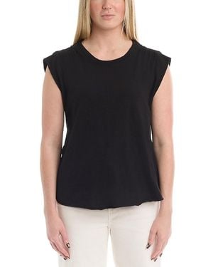 Wilt Clothing Ruched Shoulder Tee - Black