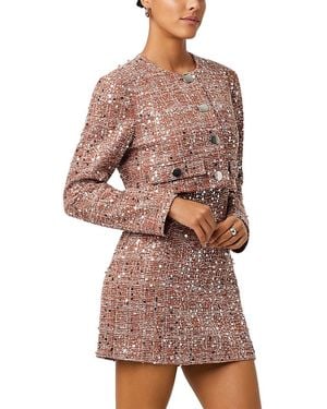 Toccin Lainey Tweed Jacket - Brown