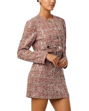 Toccin Lainey Tweed Jacket - Brown