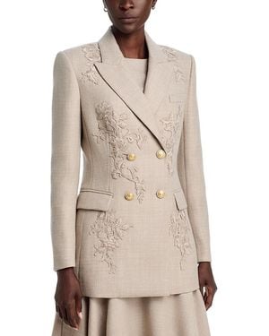 Kobi Halperin Embroidered Wool Jacket - Natural