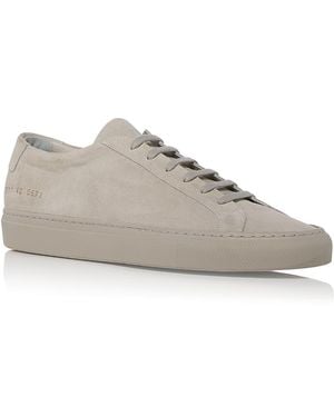 Common Projects Achilles Premium Suede Sneakers - Gray