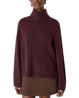 Whistles Turtleneck Knit Sweater - Red
