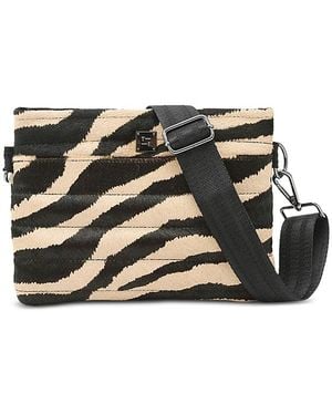 Think Royln Bum Bag 2.0 Small Animal Print Leather Crossbody - Black