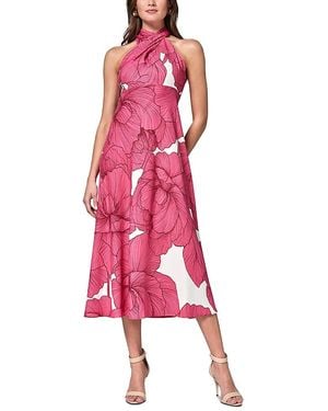 Donna Karan Wm Poly Dress - Pink