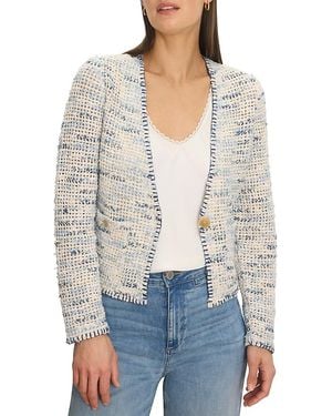 NIC+ZOE Misty Dawn Knit Jacket - White