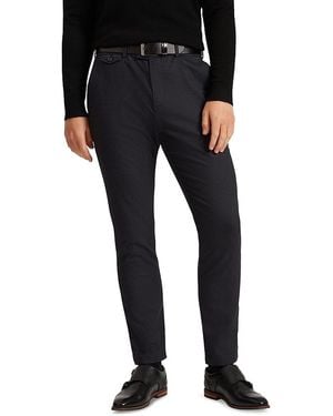 Ted Baker Brunit Slim Fit Houndstooth Trouser - Black