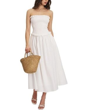 daye midi dress Lace Midi Dress, Cream – Everyday Chic Boutique