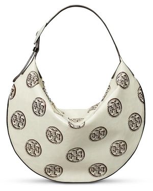 Tory Burch T-Monogram Balloon Bag - Natural