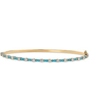 Lana Jewelry 14K & Diamond Bangle Bracelet - White